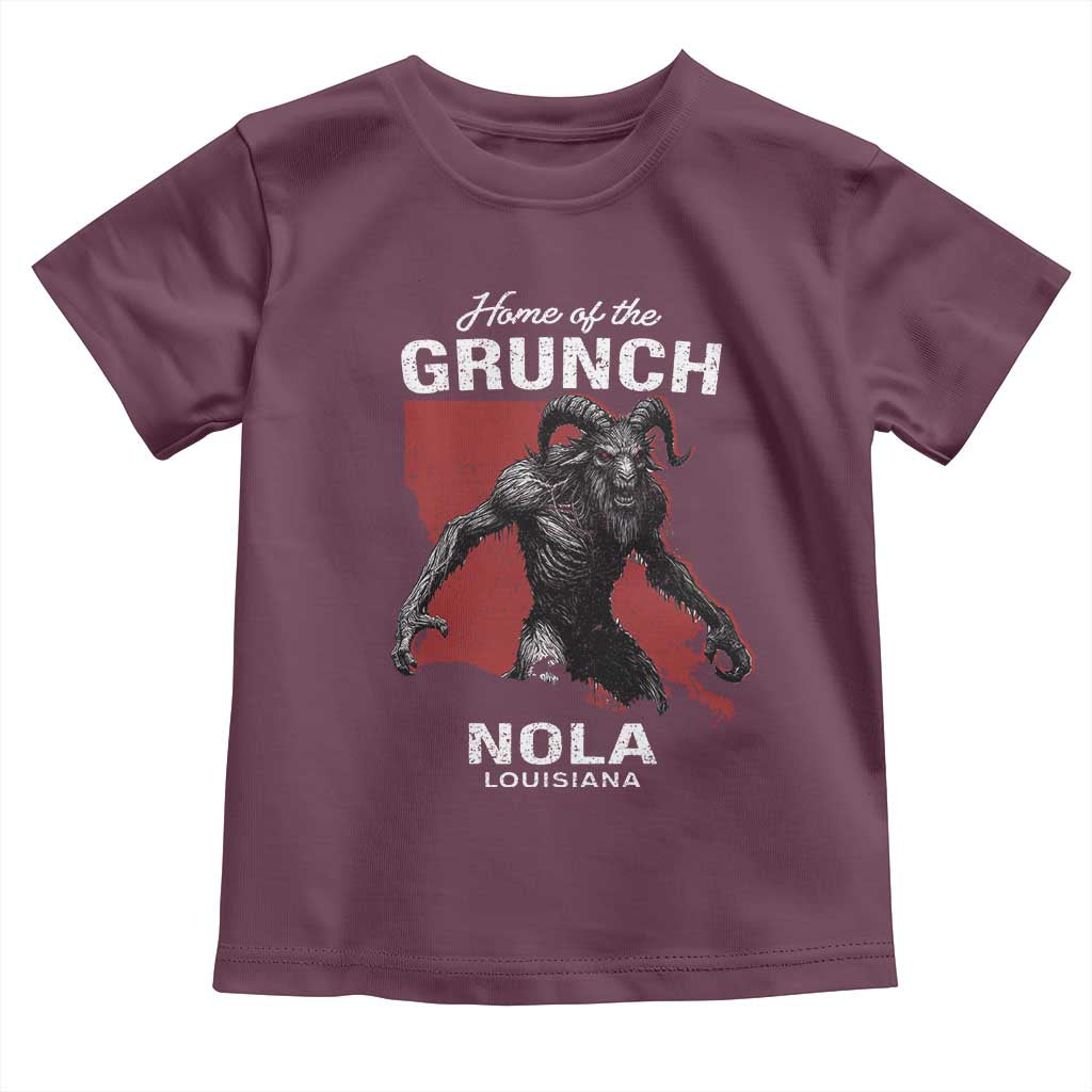 Home Of The Grunch Nola Louisiana Toddler T Shirt New Orleans Urban Legend