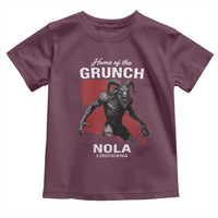 Home Of The Grunch Nola Louisiana Toddler T Shirt New Orleans Urban Legend