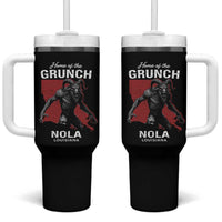 Home Of The Grunch Nola Louisiana Tumbler With Handle New Orleans Urban Legend