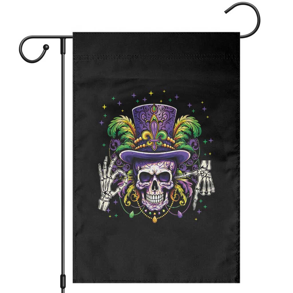 Mardi Gras Skull 67 Six Seven Meme New Orleans Witch Doctor Voodoo Garden Flag