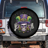 Mardi Gras Skull 67 Six Seven Meme New Orleans Witch Doctor Voodoo Spare Tire Cover