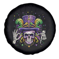 Mardi Gras Skull 67 Six Seven Meme New Orleans Witch Doctor Voodoo Spare Tire Cover