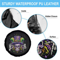 Mardi Gras Skull 67 Six Seven Meme New Orleans Witch Doctor Voodoo Spare Tire Cover