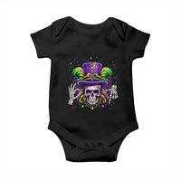 Mardi Gras Skull 67 Six Seven Meme New Orleans Witch Doctor Voodoo Baby Onesie