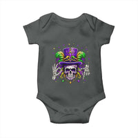 Mardi Gras Skull 67 Six Seven Meme New Orleans Witch Doctor Voodoo Baby Onesie