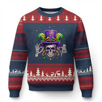 Mardi Gras Skull 67 Six Seven Meme New Orleans Witch Doctor Voodoo Ugly Christmas Sweater