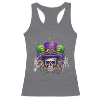 Mardi Gras Skull 67 Six Seven Meme New Orleans Witch Doctor Voodoo Racerback Tank Top