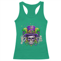 Mardi Gras Skull 67 Six Seven Meme New Orleans Witch Doctor Voodoo Racerback Tank Top