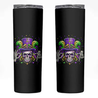 Mardi Gras Skull 67 Six Seven Meme New Orleans Witch Doctor Voodoo Skinny Tumbler