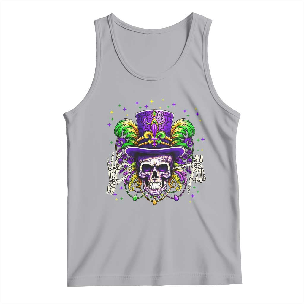 Mardi Gras Skull 67 Six Seven Meme New Orleans Witch Doctor Voodoo Tank Top