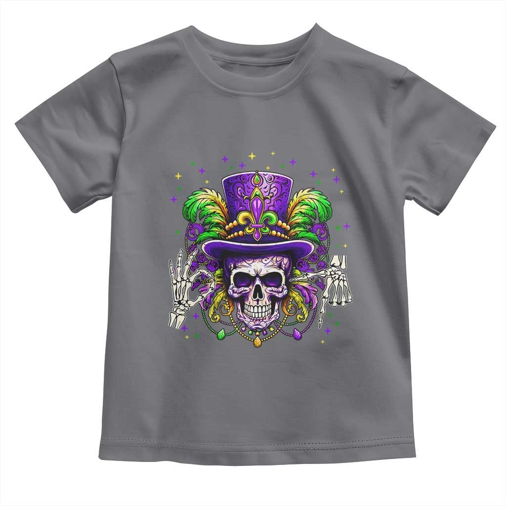 Mardi Gras Skull 67 Six Seven Meme New Orleans Witch Doctor Voodoo Toddler T Shirt