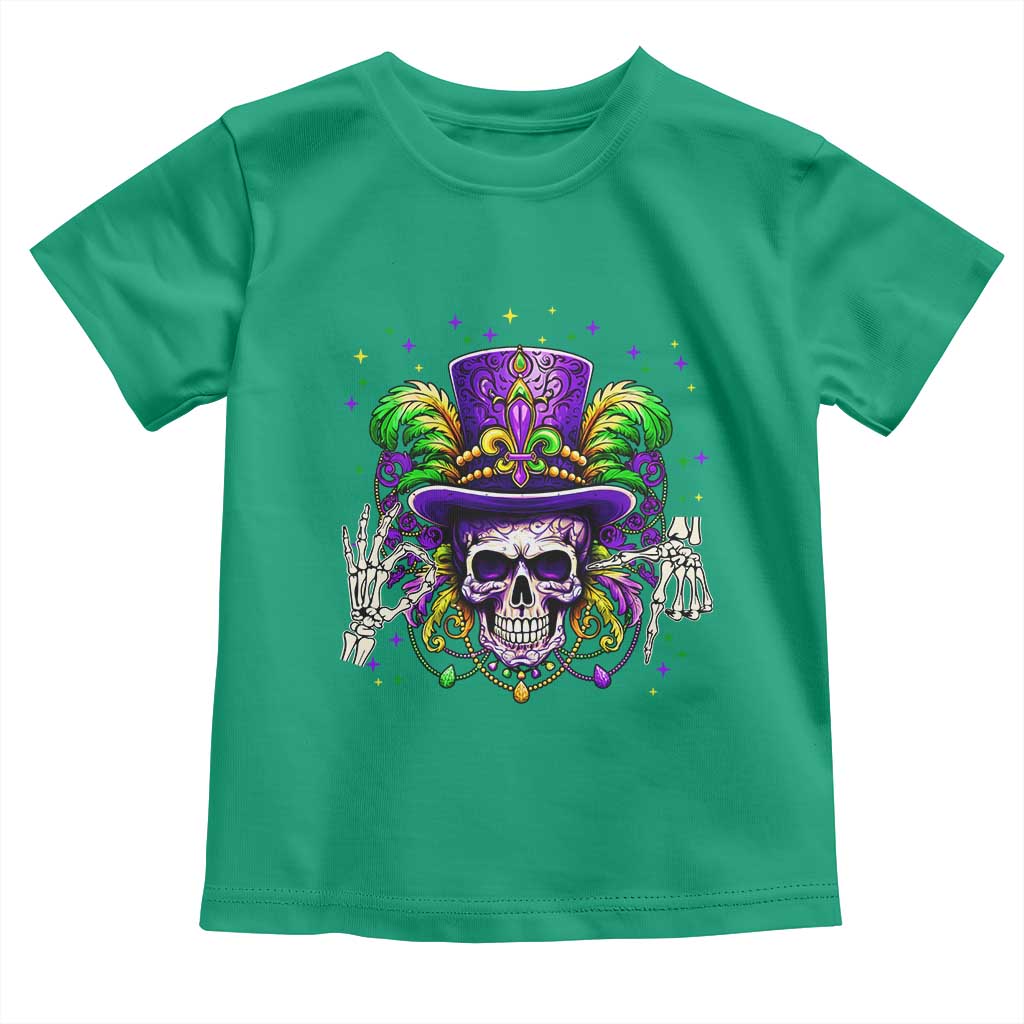 Mardi Gras Skull 67 Six Seven Meme New Orleans Witch Doctor Voodoo Toddler T Shirt