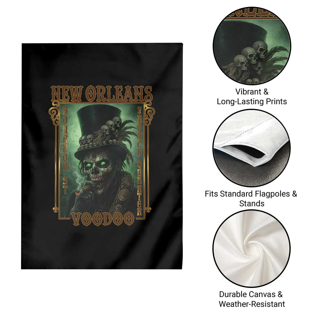 New Orleans Voodoo Garden Flag Bourbon Street French Quarter Creepy Occult Lover