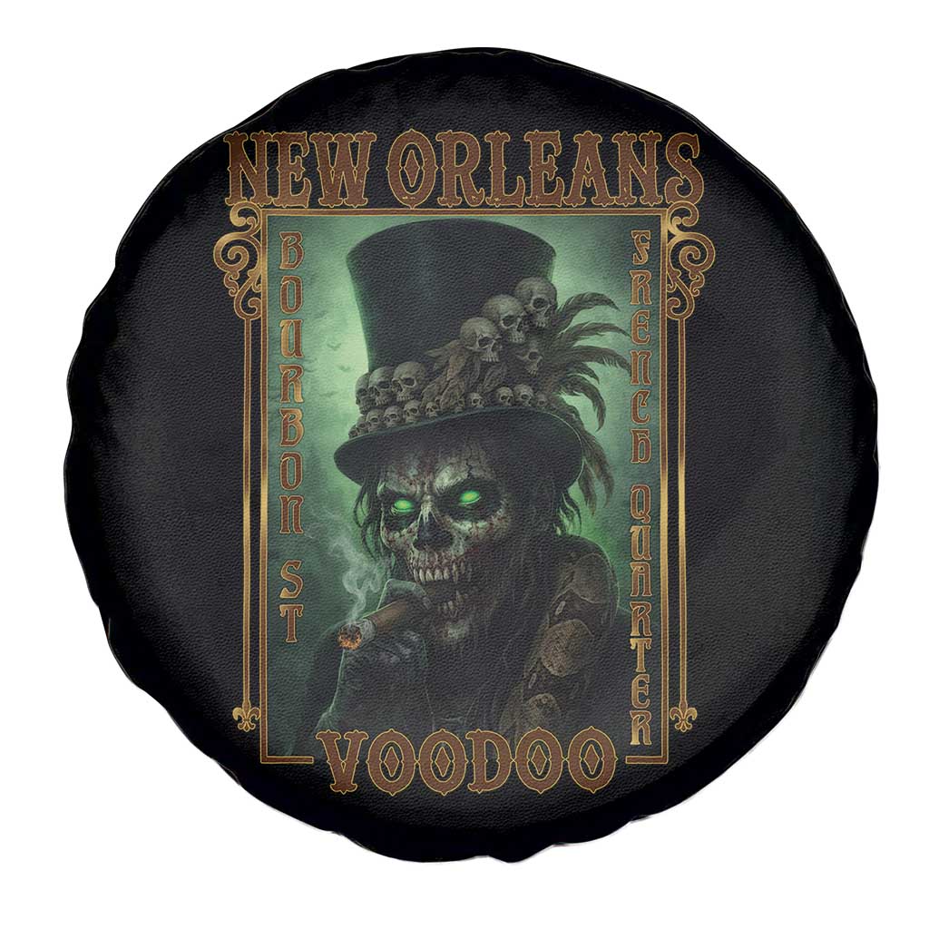 New Orleans Voodoo Spare Tire Cover Bourbon Street French Quarter Creepy Occult Lover