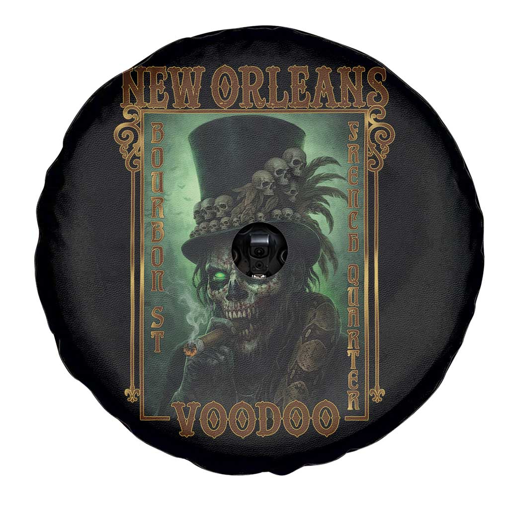 New Orleans Voodoo Spare Tire Cover Bourbon Street French Quarter Creepy Occult Lover