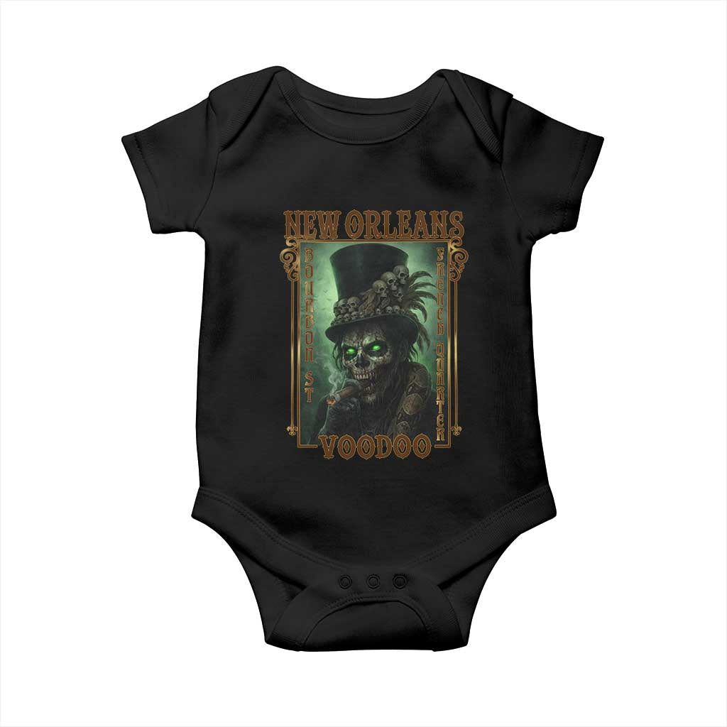 New Orleans Voodoo Baby Onesie Bourbon Street French Quarter Creepy Occult Lover