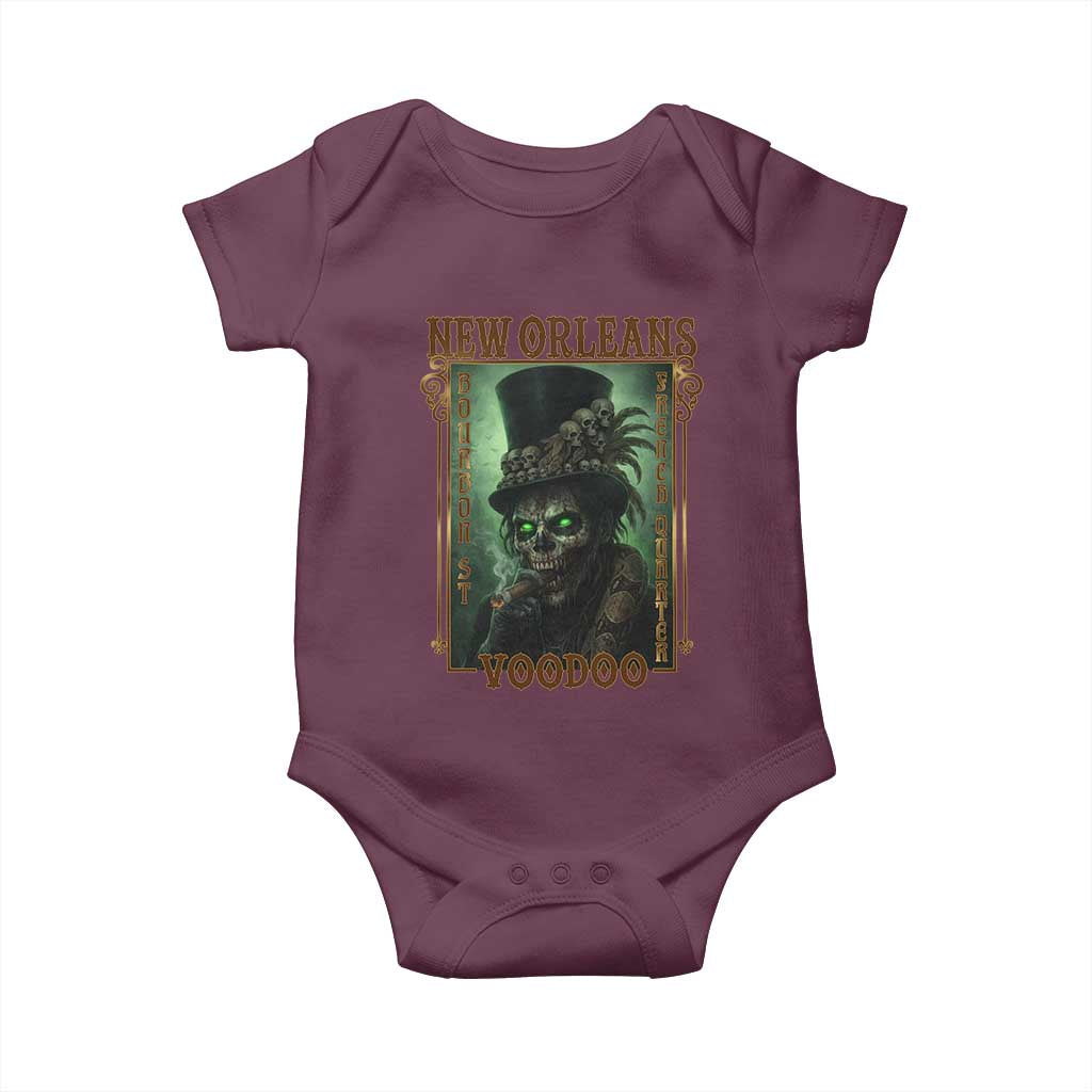 New Orleans Voodoo Baby Onesie Bourbon Street French Quarter Creepy Occult Lover