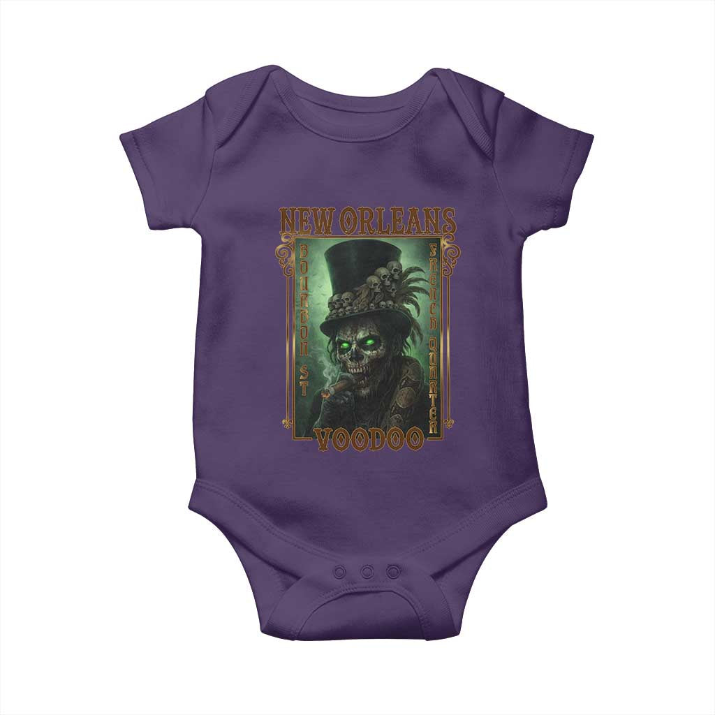 New Orleans Voodoo Baby Onesie Bourbon Street French Quarter Creepy Occult Lover