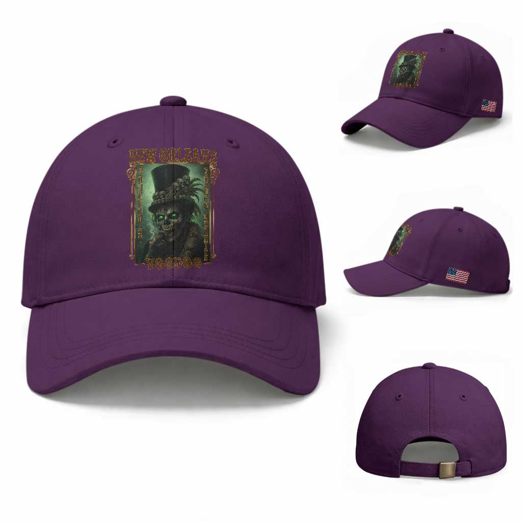 New Orleans Voodoo Baseball Cap Bourbon Street French Quarter Creepy Occult Lover