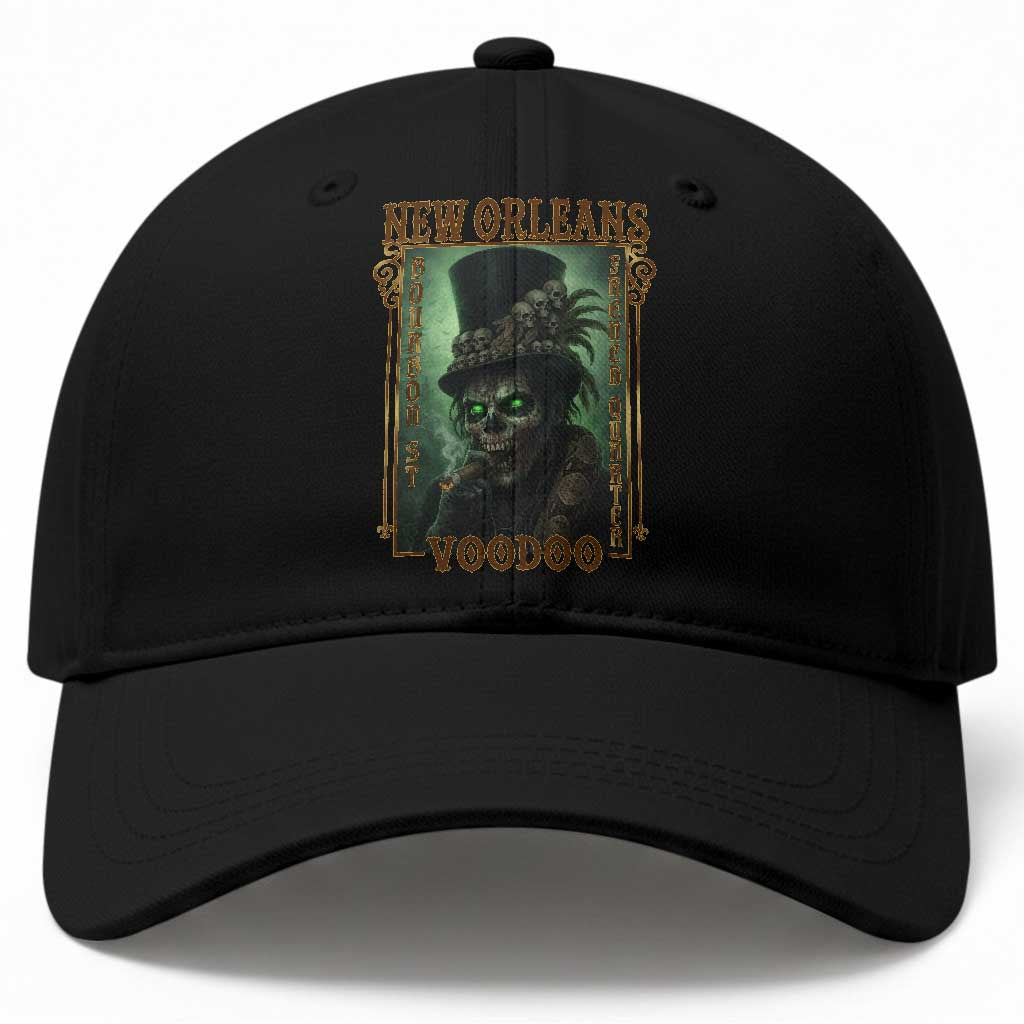 New Orleans Voodoo Baseball Cap Bourbon Street French Quarter Creepy Occult Lover