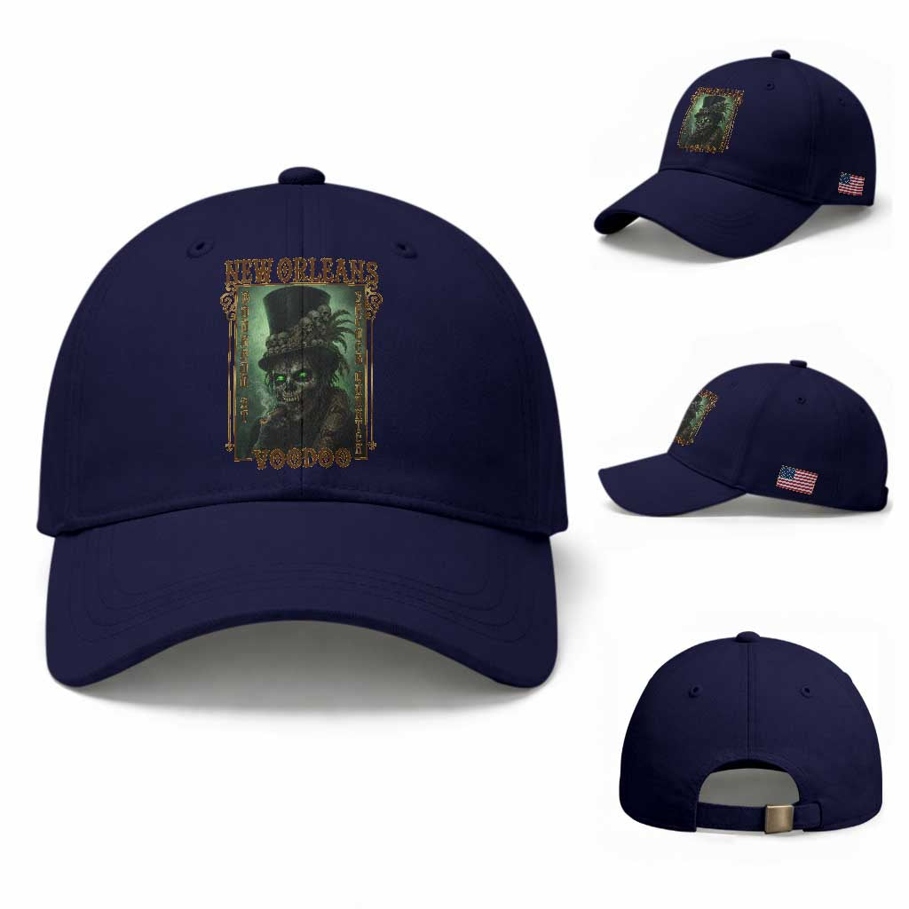New Orleans Voodoo Baseball Cap Bourbon Street French Quarter Creepy Occult Lover