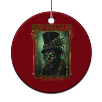 New Orleans Voodoo Ceramic Ornament Bourbon Street French Quarter Creepy Occult Lover
