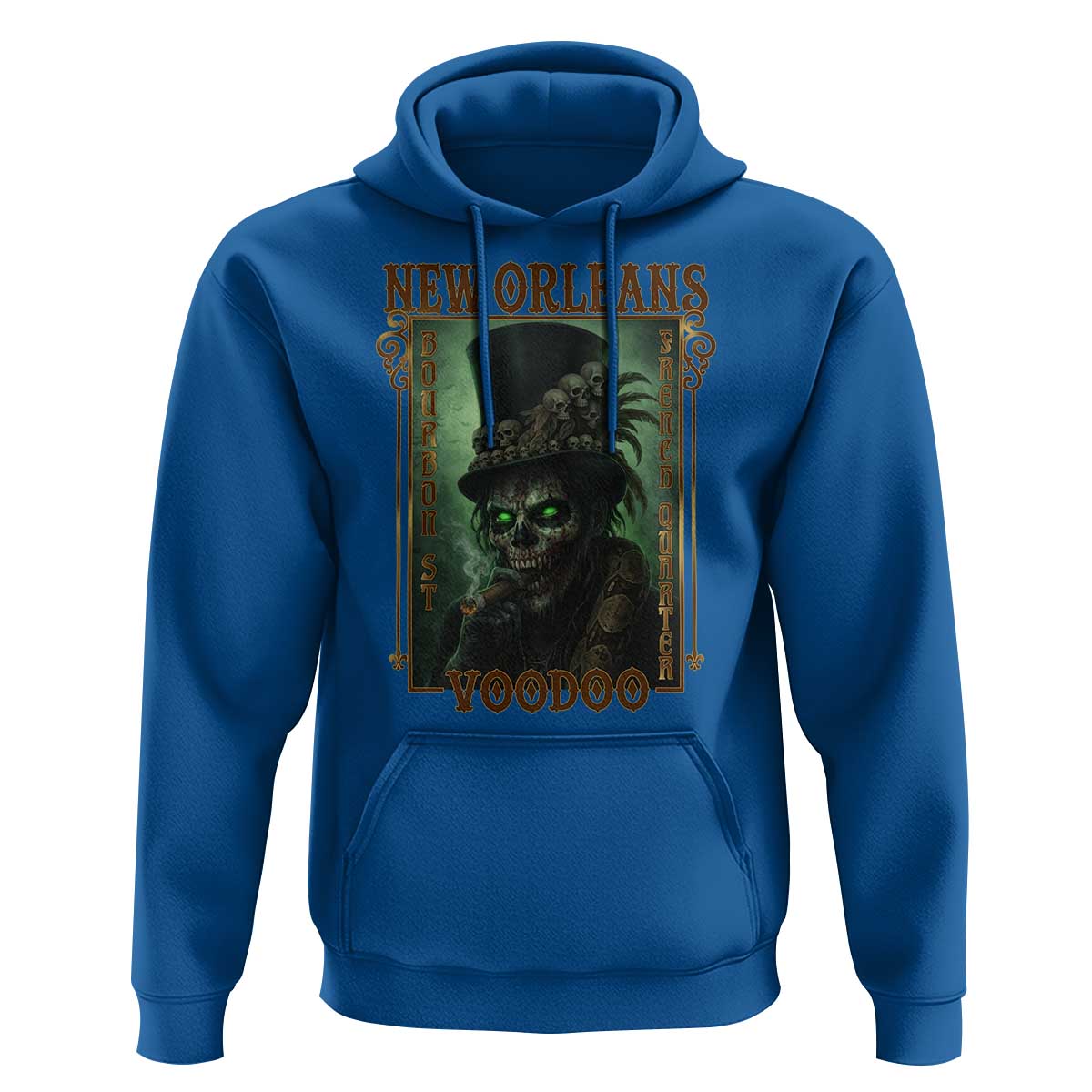 New Orleans Voodoo Hoodie Bourbon Street French Quarter Creepy Occult Lover