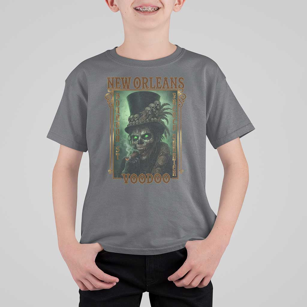 New Orleans Voodoo T Shirt For Kid Bourbon Street French Quarter Creepy Occult Lover