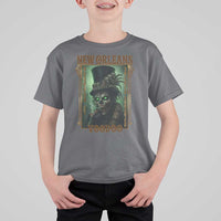 New Orleans Voodoo T Shirt For Kid Bourbon Street French Quarter Creepy Occult Lover