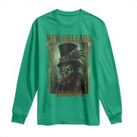 New Orleans Voodoo Long Sleeve Shirt Bourbon Street French Quarter Creepy Occult Lover