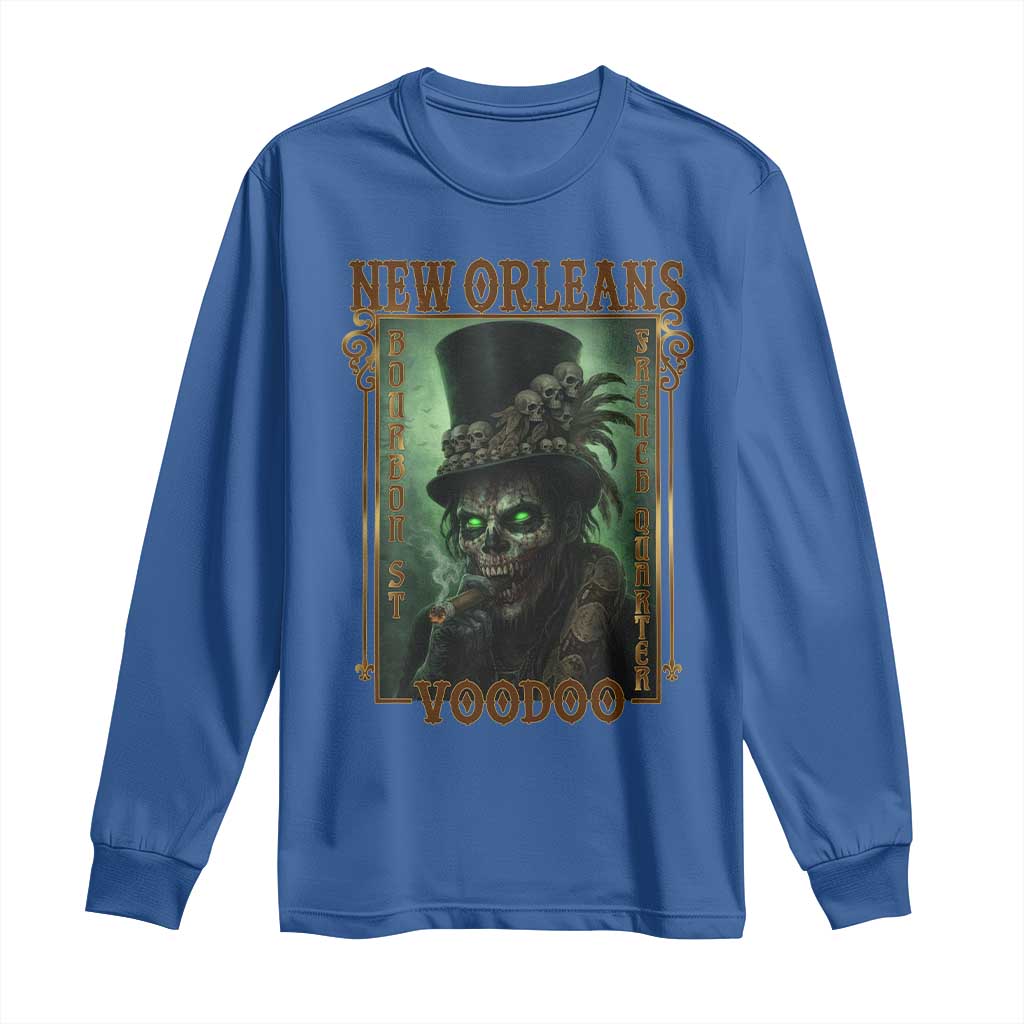 New Orleans Voodoo Long Sleeve Shirt Bourbon Street French Quarter Creepy Occult Lover