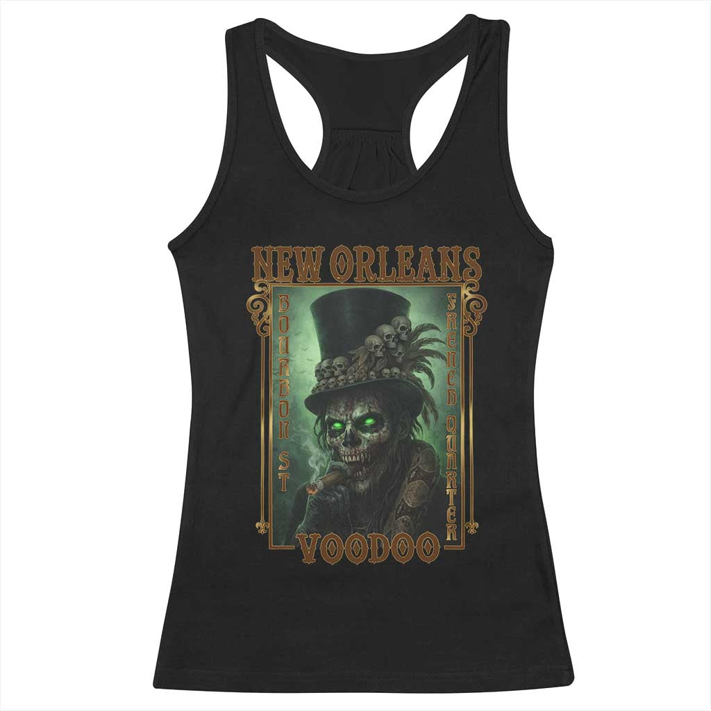 New Orleans Voodoo Racerback Tank Top Bourbon Street French Quarter Creepy Occult Lover