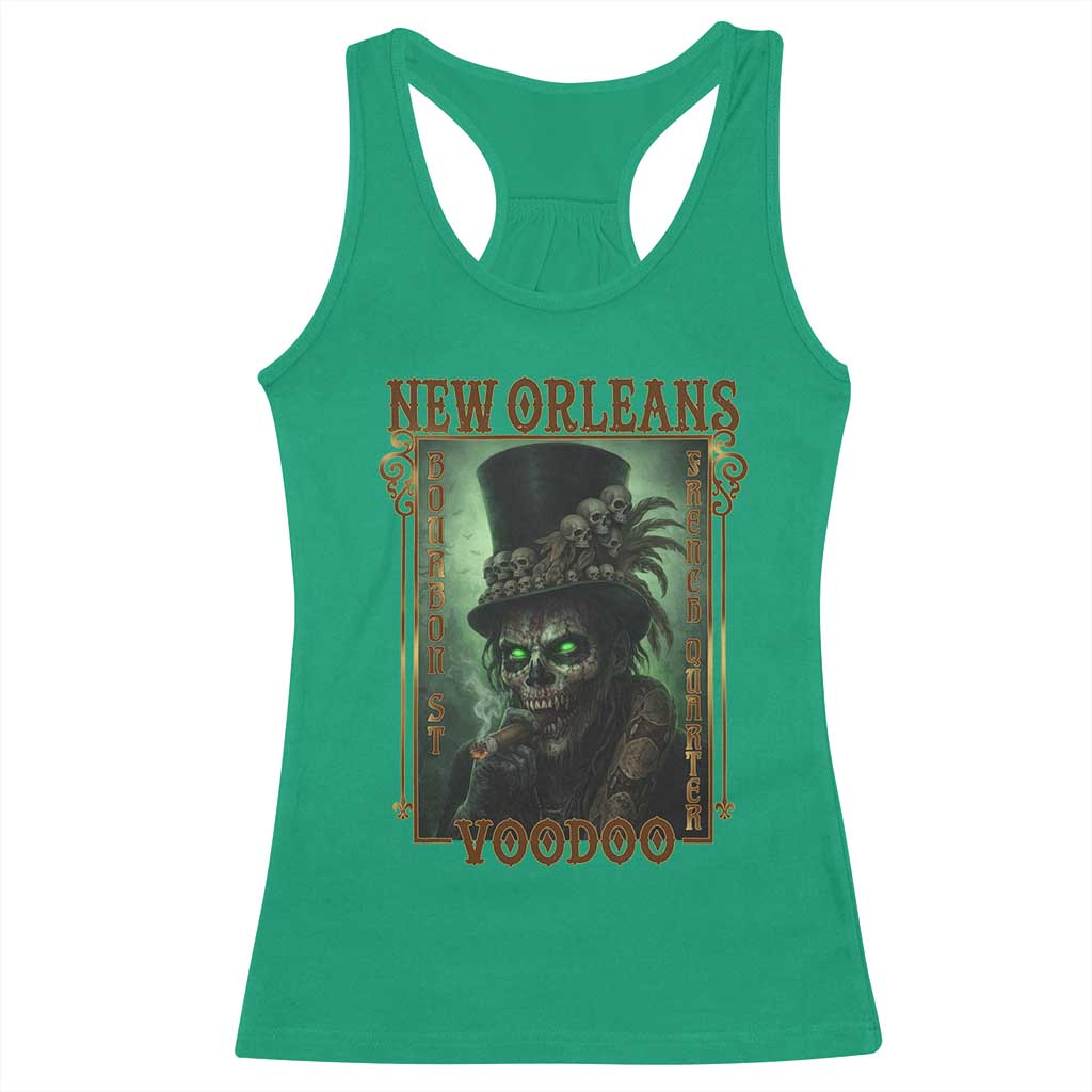 New Orleans Voodoo Racerback Tank Top Bourbon Street French Quarter Creepy Occult Lover