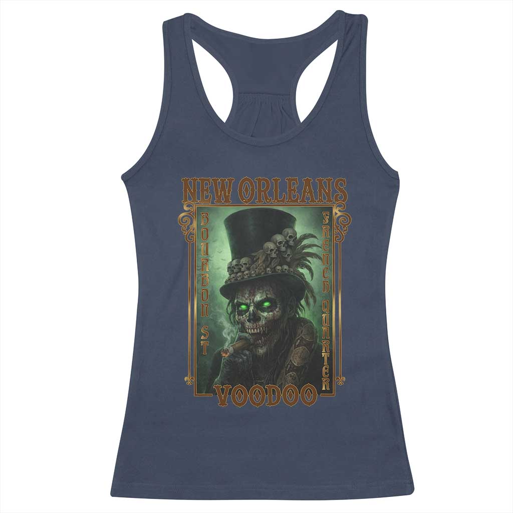 New Orleans Voodoo Racerback Tank Top Bourbon Street French Quarter Creepy Occult Lover