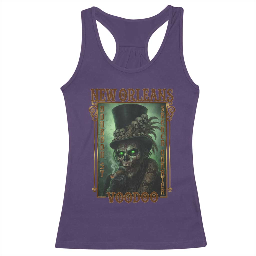 New Orleans Voodoo Racerback Tank Top Bourbon Street French Quarter Creepy Occult Lover