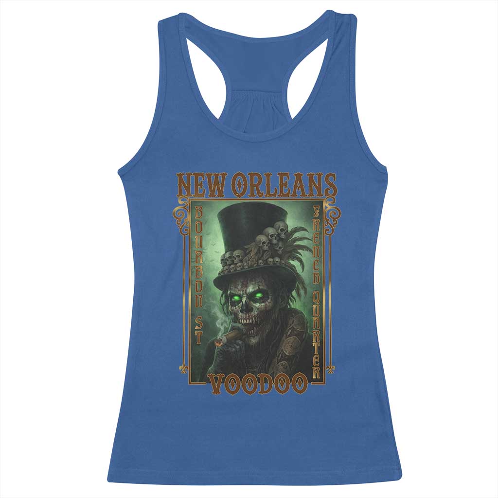 New Orleans Voodoo Racerback Tank Top Bourbon Street French Quarter Creepy Occult Lover