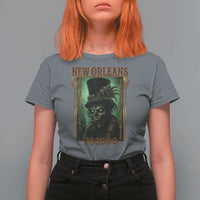 New Orleans Voodoo T Shirt For Women Bourbon Street French Quarter Creepy Occult Lover