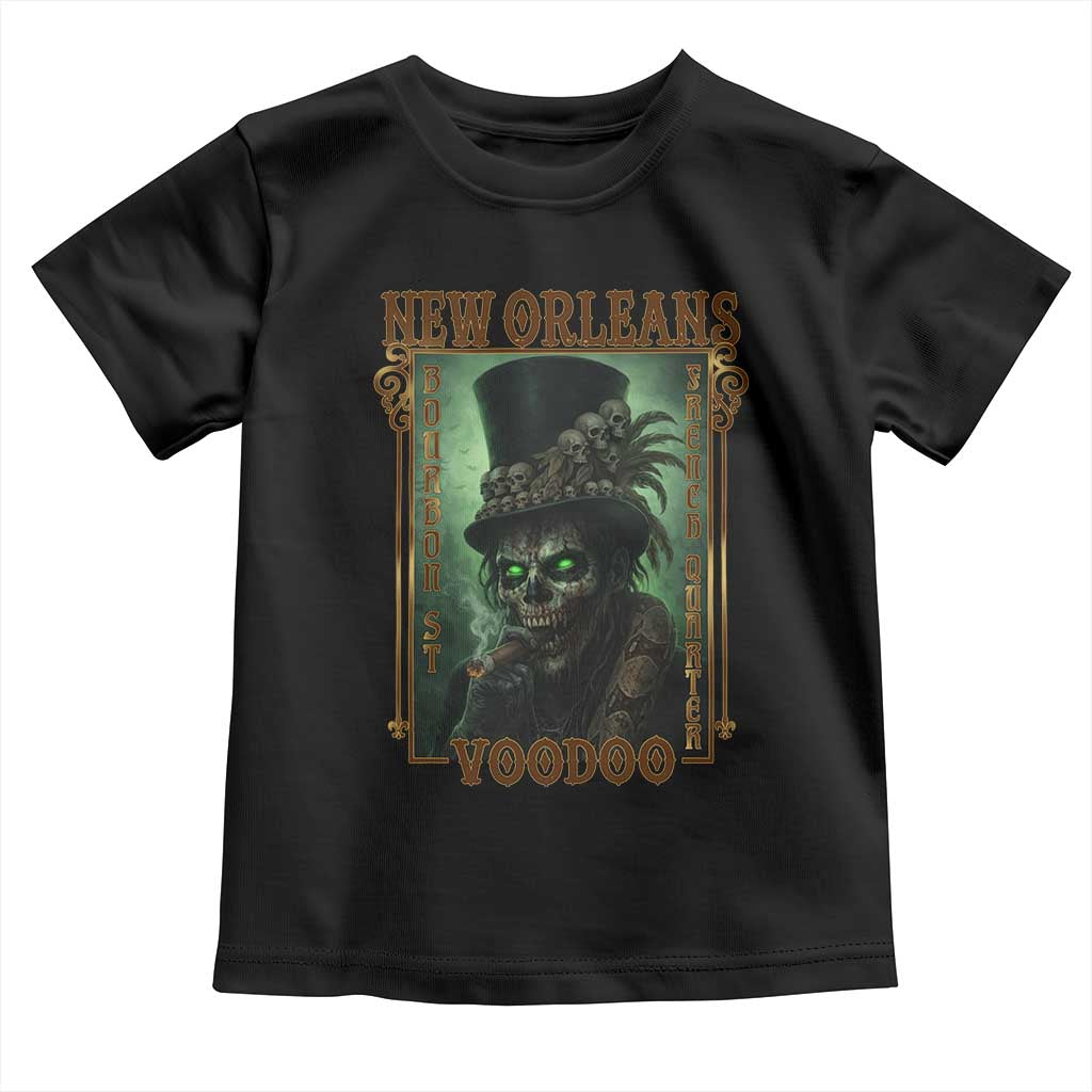New Orleans Voodoo Toddler T Shirt Bourbon Street French Quarter Creepy Occult Lover