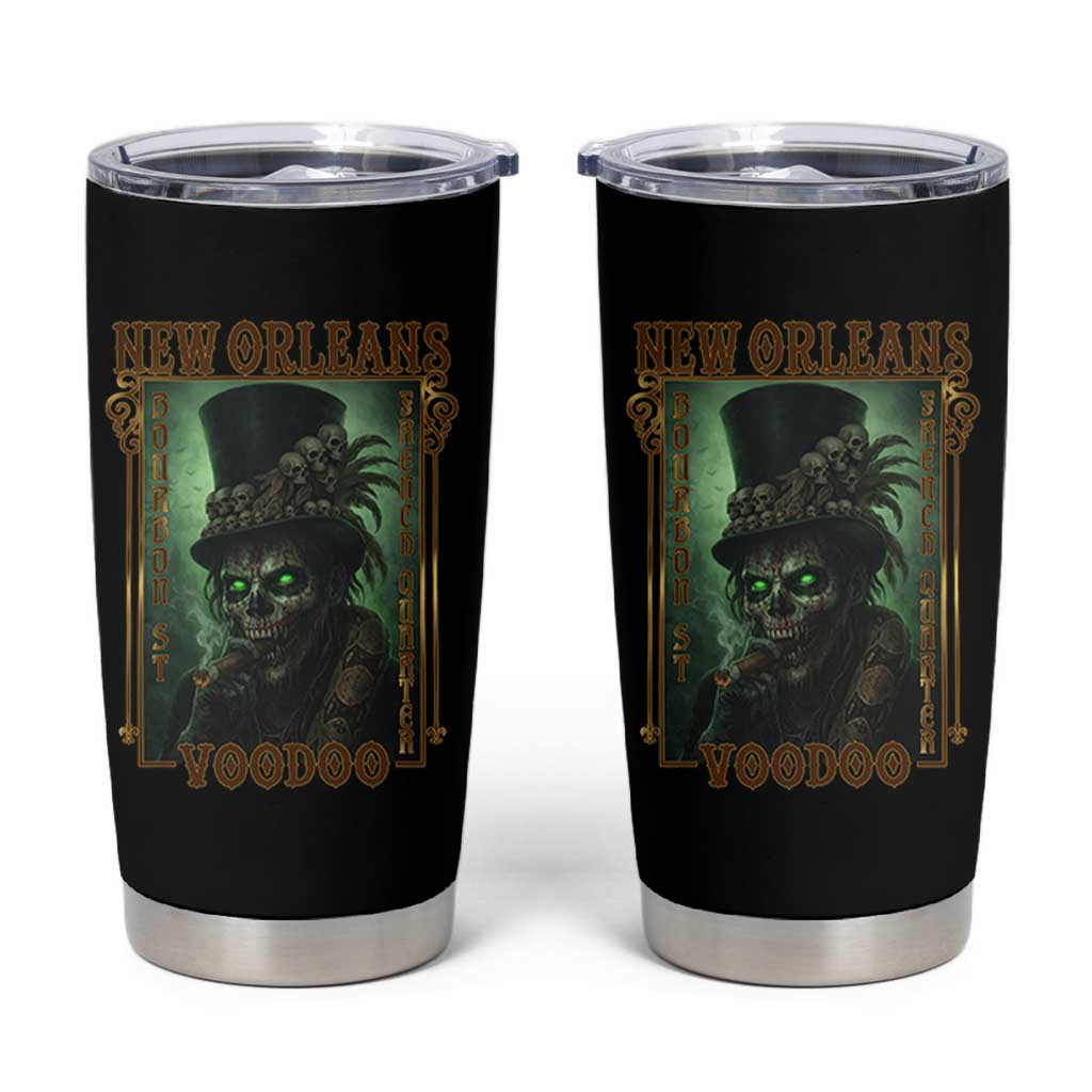 New Orleans Voodoo Tumbler Cup Bourbon Street French Quarter Creepy Occult Lover