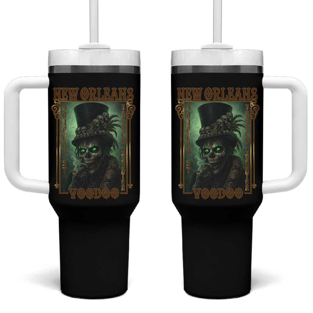 New Orleans Voodoo Tumbler With Handle Bourbon Street French Quarter Creepy Occult Lover