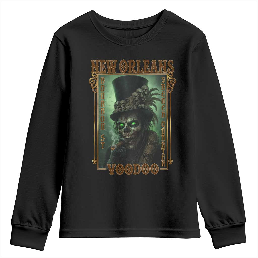 New Orleans Voodoo Youth Sweatshirt Bourbon Street French Quarter Creepy Occult Lover