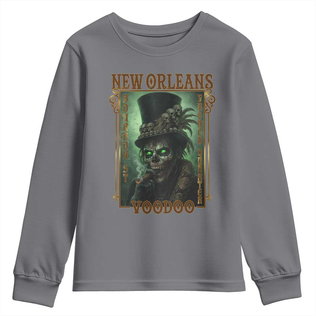 New Orleans Voodoo Youth Sweatshirt Bourbon Street French Quarter Creepy Occult Lover