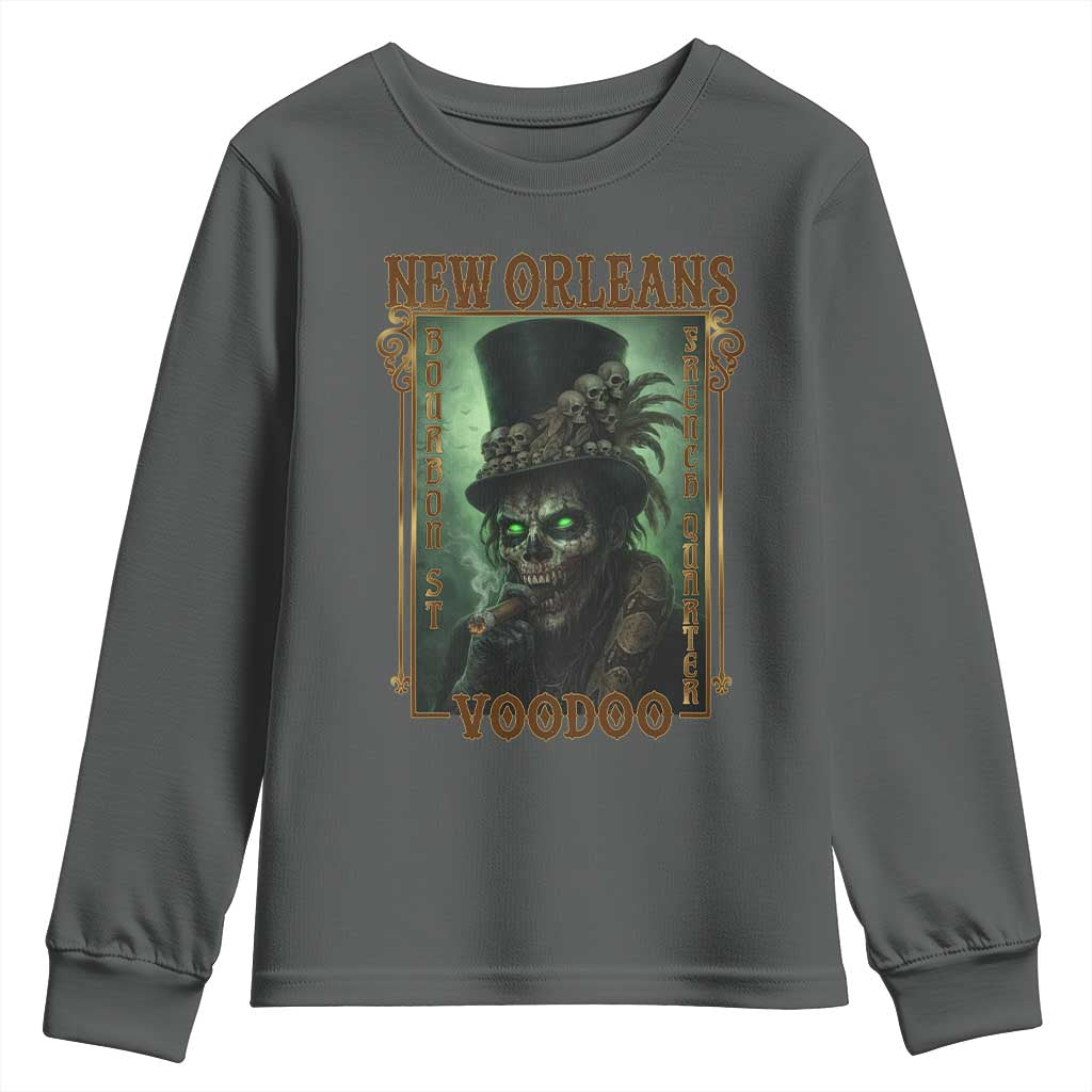 New Orleans Voodoo Youth Sweatshirt Bourbon Street French Quarter Creepy Occult Lover