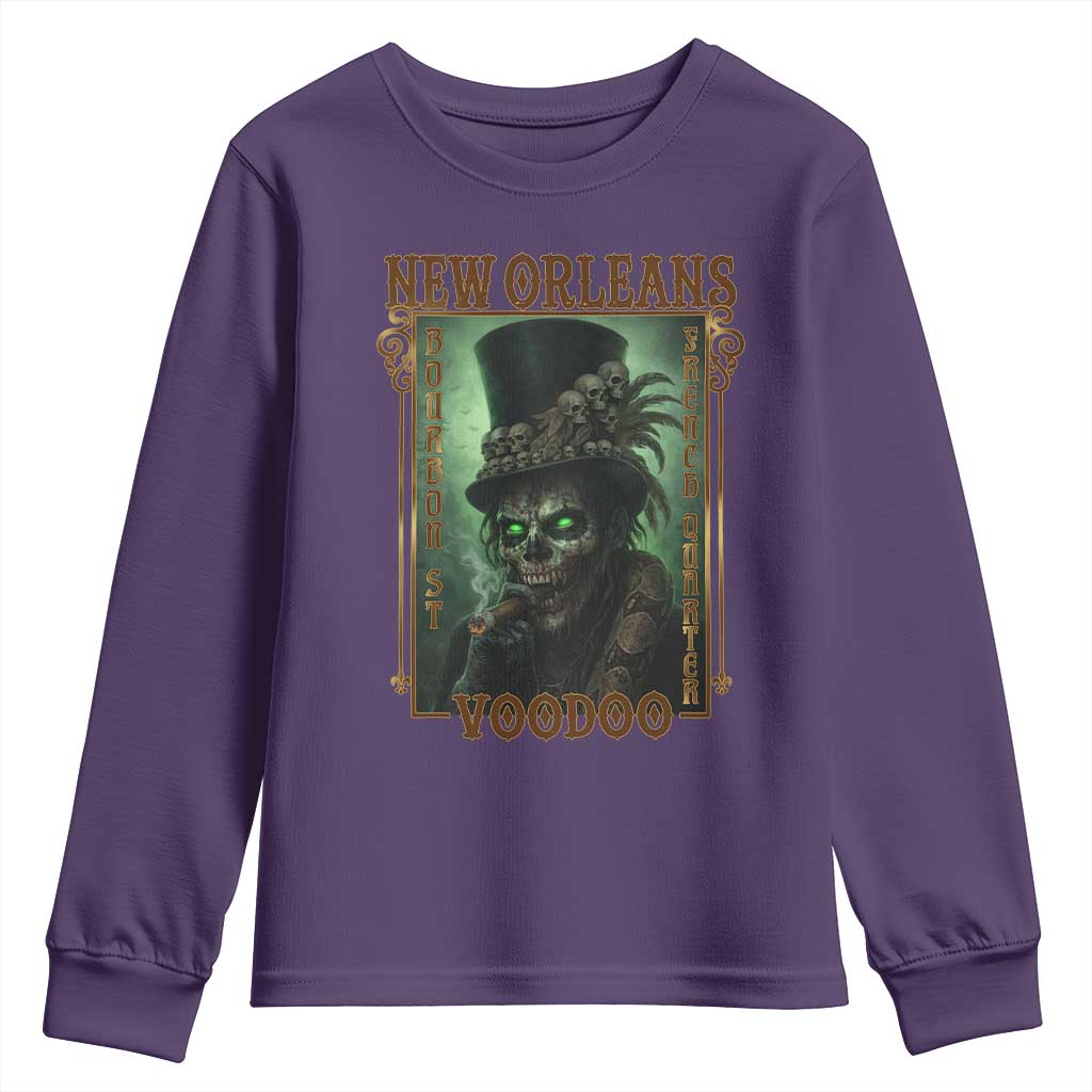 New Orleans Voodoo Youth Sweatshirt Bourbon Street French Quarter Creepy Occult Lover