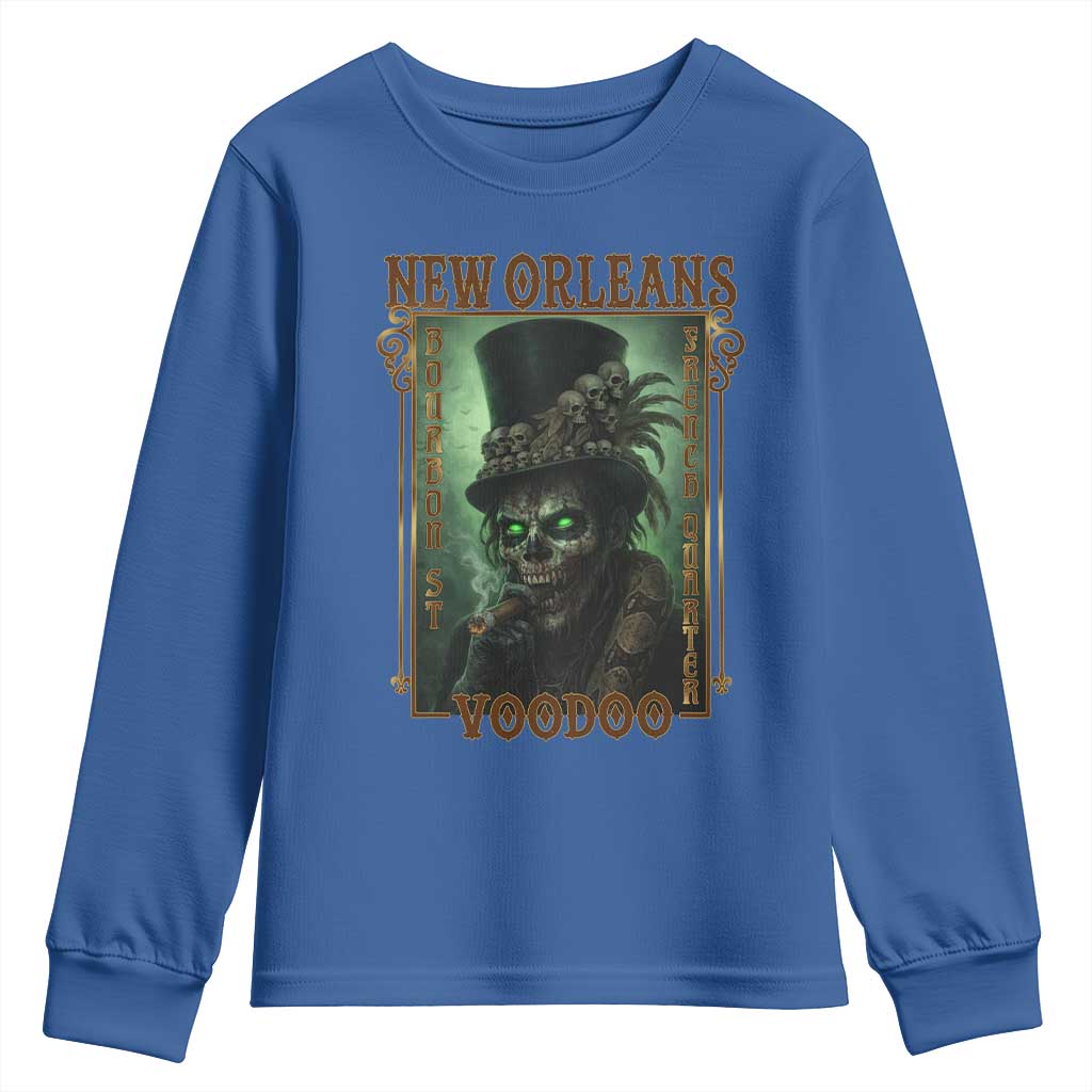 New Orleans Voodoo Youth Sweatshirt Bourbon Street French Quarter Creepy Occult Lover