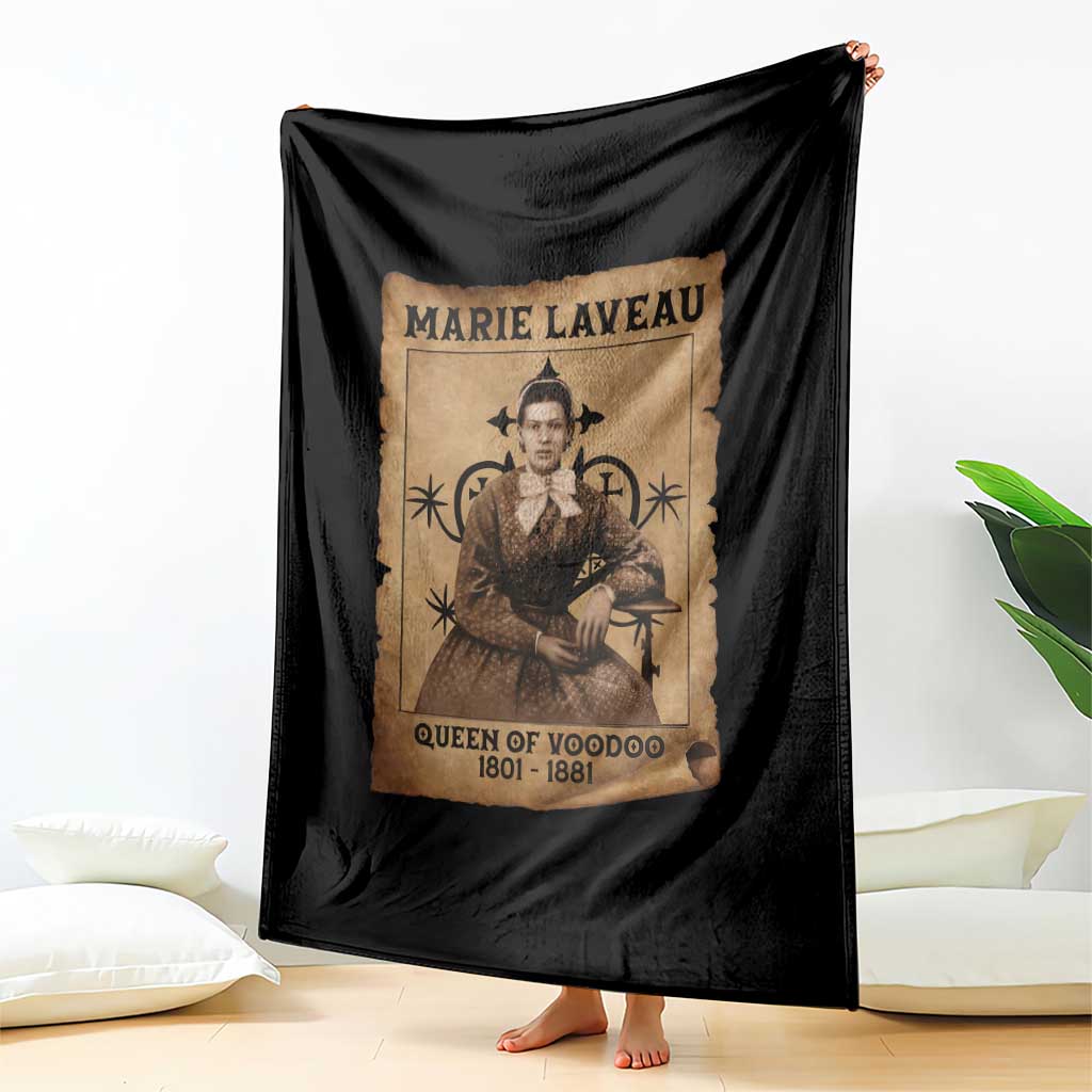Marie Laveau Throw Blanket Queen Of  Voodoo New Orleans Hoodoo Rootwork