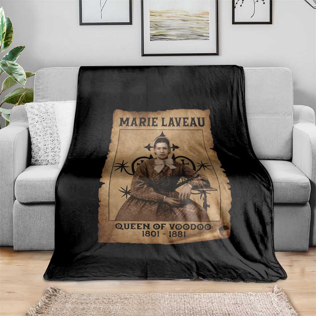 Marie Laveau Throw Blanket Queen Of  Voodoo New Orleans Hoodoo Rootwork