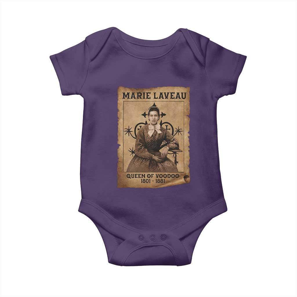 Marie Laveau Baby Onesie Queen Of  Voodoo New Orleans Hoodoo Rootwork