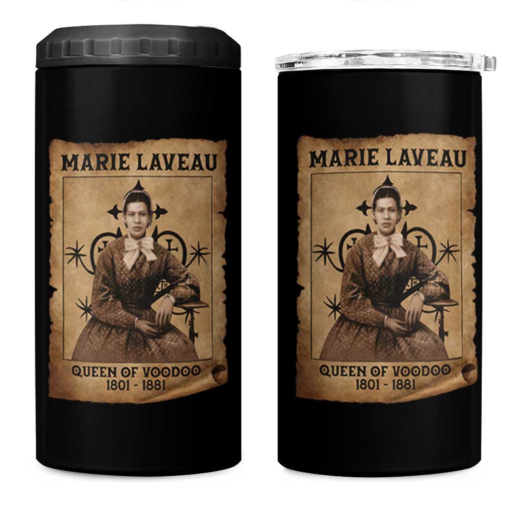 Marie Laveau 4 in 1 Can Cooler Tumbler Queen Of  Voodoo New Orleans Hoodoo Rootwork
