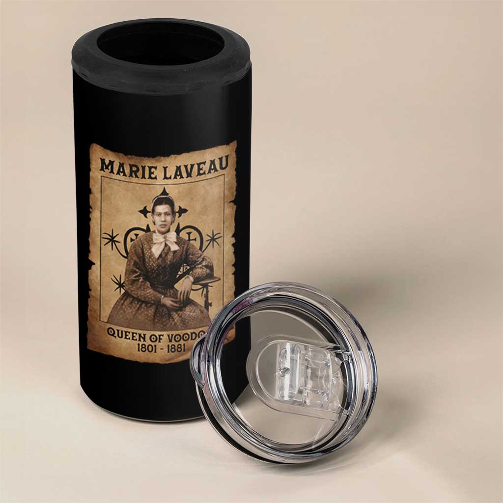 Marie Laveau 4 in 1 Can Cooler Tumbler Queen Of  Voodoo New Orleans Hoodoo Rootwork
